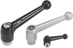 KIPP - 1/4-20, Zinc Threaded Hole Adjustable Clamping Handle - 73mm OAL, 49.5mm High - All Tool & Supply