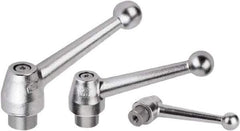 KIPP - M16, Steel Threaded Hole Adjustable Clamping Handle - 153.5mm OAL, 78mm High - All Tool & Supply