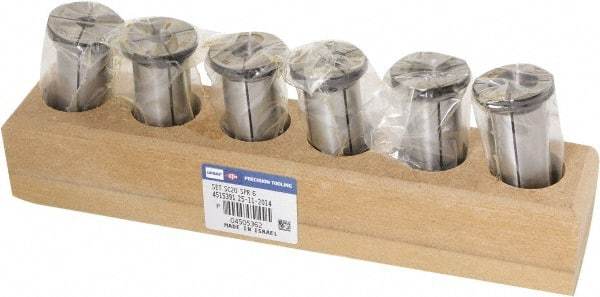 Iscar - 6 Piece, 6mm to 16mm Capacity, SC Collet Set - Exact Industrial Supply