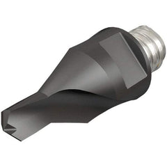 Iscar - MM ECS Grade IC908 Carbide Center Drill Milling Tip Insert - TiAlN/TiN Finish, 1 Flute, 5.09" Cutting Diam, 6.9mm Depth of Cut, 25.5mm Extension - All Tool & Supply