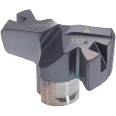 Iscar - 13.21mm Diam Grade IC908 Replaceable Drill Tip - Carbide, TiAlN/TiN Finish - All Tool & Supply