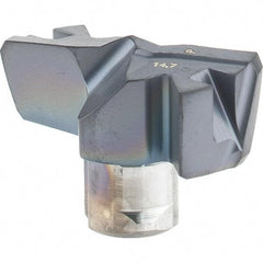 Iscar - Series FCP, 14.71mm Diam Grade IC908 Replaceable Drill Tip - Carbide, TiAlN/TiN Finish, 14 Seat Size - All Tool & Supply