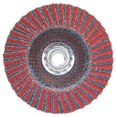 7″ × 1/4″ × 5/8″ Twinfiber Flap Disc Type 29 Conical 80 Grit - All Tool & Supply