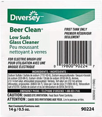 Diversey - 0.50 oz Packet Unscented Glass Cleaner - Use on Beverage Glass - All Tool & Supply