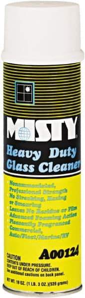 Misty - 20 oz Aerosol Can Citrus Glass Cleaner - Concentrated, Use on Glass - All Tool & Supply