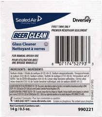 Diversey - 0.50 oz Packet Unscented Glass Cleaner - Use on Beverage Glass - All Tool & Supply