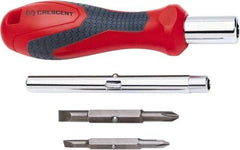 Crescent - Mini-Ratchet Bit Screwdriver Kit - Phillips, Slotted, Square - All Tool & Supply