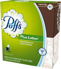 Puffs - Decorative Box of White Facial Tissues - 1 Ply - All Tool & Supply