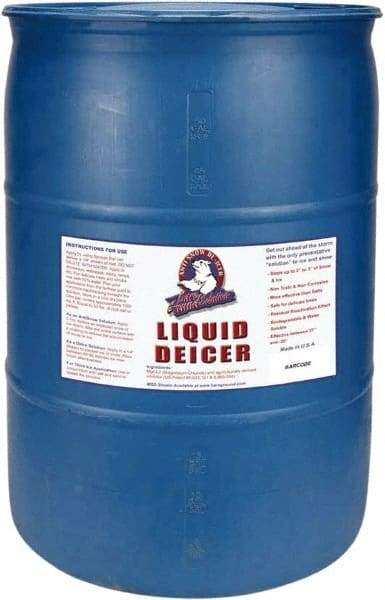 Bare Ground Solutions - 30 Gal Drum Sodium Chloride, Magnesium Chloride, Corn Derived Inhibitor Liquid - Effective to -20°F - All Tool & Supply