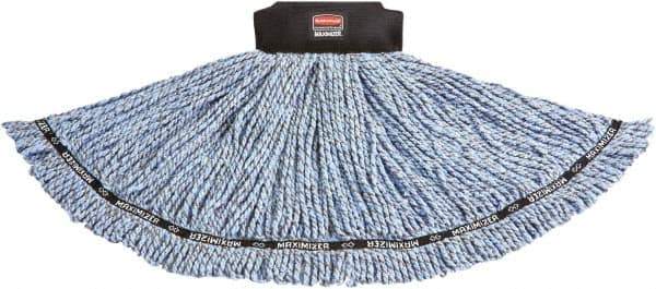 Rubbermaid - 2-1/2" Black Head Band, Large Blended Fiber Loop End Mop Head - 4 Ply - All Tool & Supply