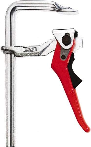 Bessey - 20" Capacity, 4-3/4" Throat Depth Steel (Profiled Rail) Bar Clamp - 1,200 Lb Clamping Pressure, 24-3/4" OAL - All Tool & Supply