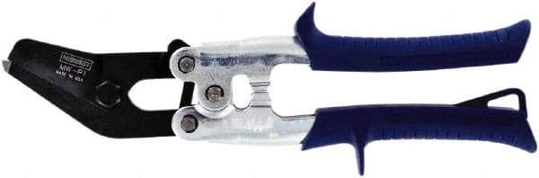 Midwest Snips - 1" Length of Cut, Straight Pattern Pipe & Duct Snip - 9-1/2" OAL, 24 AWG Steel Capacity - All Tool & Supply