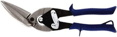 Midwest Snips - 2-3/8" Length of Cut, Straight Pattern Offset Aviation Snip - 10-1/2" OAL, 20 AWG Steel Capacity - All Tool & Supply