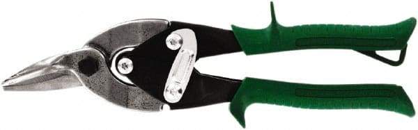 Midwest Snips - 1-1/4" Length of Cut, Right Pattern Aviation Snip - 10" OAL, 18 AWG Steel Capacity - All Tool & Supply