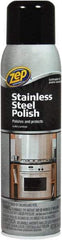 ZEP Commercial - 14 fl oz Liquid Stainless Steel Cleaner & Polish - Citrus Scented, Aerosol Container - All Tool & Supply