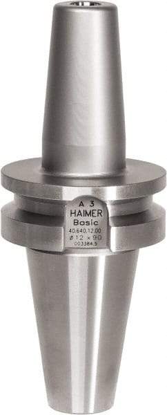 HAIMER - 16mm Hole Diam, CAT40 Taper Shank Shrink Fit Tool Holder & Adapter - 3" Projection, 27mm Nose Diam, 50mm Clamping Depth, 25,000 RPM - Exact Industrial Supply