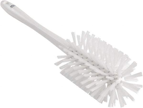 Vikan - 3-1/2" Diam Polyester Bottle Brush - 17" OAL, 6-1/4" Head Length, Polypropylene Handle - All Tool & Supply