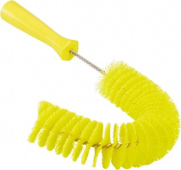 Vikan - 2-1/4" Diam Polyester Hook Brush - 15-1/2" OAL, 6-1/2" Head Length, Polypropylene Handle - All Tool & Supply