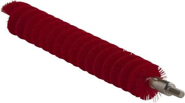 Vikan - 0.8" Diam Polyester Tube Brush - 7-1/2" OAL, 7" Head Length, Stainless Steel Handle - All Tool & Supply