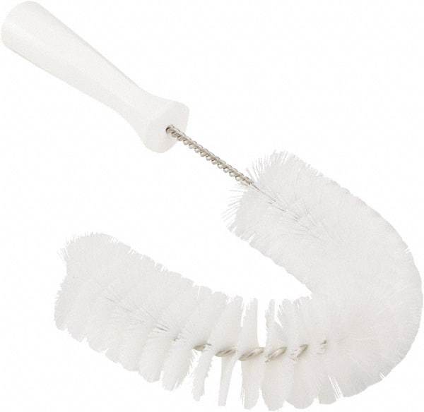 Vikan - 2-1/4" Diam Polyester Hook Brush - 15-1/2" OAL, 6-1/2" Head Length, Polypropylene Handle - All Tool & Supply