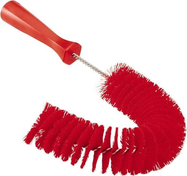 Vikan - 2-1/4" Diam Polyester Hook Brush - 15-1/2" OAL, 6-1/2" Head Length, Polypropylene Handle - All Tool & Supply