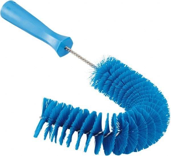 Vikan - 2-1/4" Diam Polyester Hook Brush - 15-1/2" OAL, 6-1/2" Head Length, Polypropylene Handle - All Tool & Supply