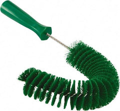 Vikan - 2-1/4" Diam Polyester Hook Brush - 15-1/2" OAL, 6-1/2" Head Length, Polypropylene Handle - All Tool & Supply