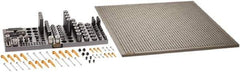 Renishaw - M6, CMM Clamping Kit - Use with CMM Fixtures, Includes 110Pc. Component Set, 600x600mm Plate - All Tool & Supply