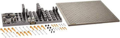 Renishaw - M6, CMM Clamping Kit - Use with CMM Fixtures, Includes 110Pc. Component Set, 450x450mm Plate - All Tool & Supply