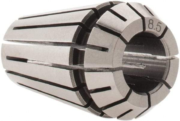 Accupro - 8 to 8.5mm ER16 Collet - 0.01mm TIR, 27mm OAL, 17mm Overall Diam - Exact Industrial Supply