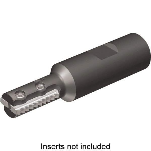 Kennametal - 0.59" Cut Diam, 1.18" Max Depth of Cut, 3/4" Shank Diam, Indexable Thread Mill - Insert Style TM24, 24mm Insert Size, 1 Insert, Toolholder Style TM24, 3.39" OAL - All Tool & Supply