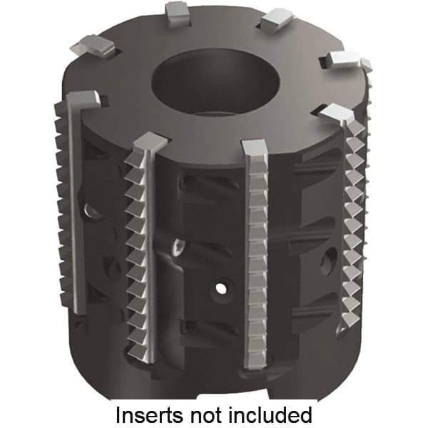 Kennametal - 52mm Cut Diam, 40mm Max Hole Depth, 27mm Arbor Hole Diam, Indexable Thread Mill - Insert Style TM25, 25mm Insert Size, 3 Inserts, Toolholder Style TMS25, 40mm OAL - All Tool & Supply