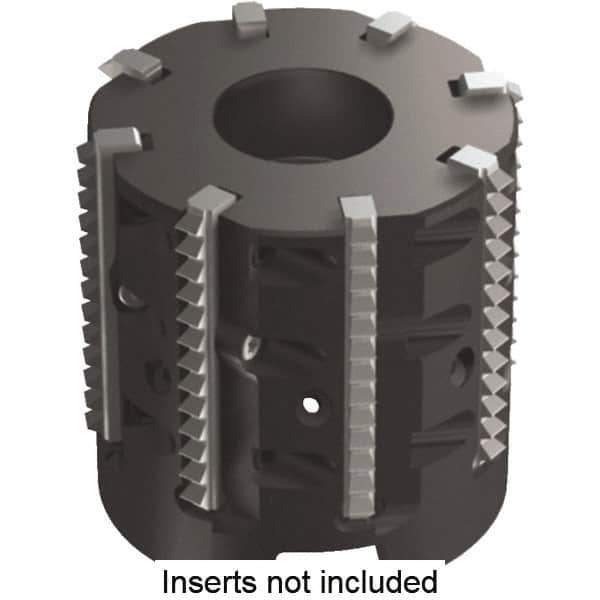 Kennametal - 44mm Cut Diam, 48mm Max Hole Depth, 22mm Arbor Hole Diam, Indexable Thread Mill - Insert Style TM40, 40mm Insert Size, 6 Inserts, Toolholder Style TMS40, 48mm OAL - All Tool & Supply