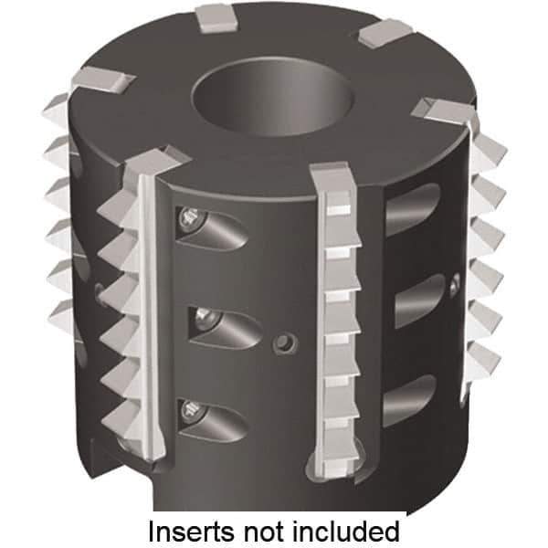 Kennametal - 2.48" Cut Diam, 2" Max Depth of Cut, 1" Arbor Hole Diam, Indexable Thread Mill - Insert Style TM41, 41mm Insert Size, 6 Inserts, Toolholder Style TMS41, 2" OAL - All Tool & Supply