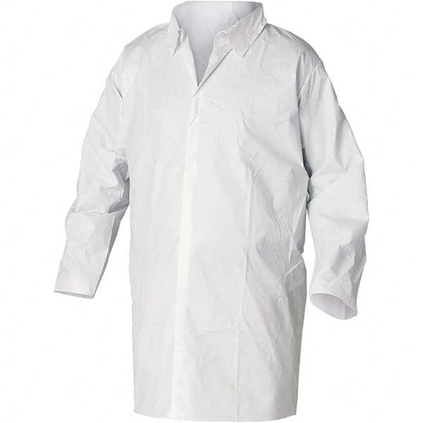 KleenGuard - Pack of (30) Size M White Lab Coat - All Tool & Supply