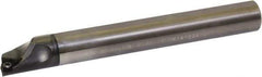 Kyocera - 22mm Min Bore Diam, 165mm OAL, 20mm Shank Diam, E(C)-SWUB(P)-A Indexable Boring Bar - 32mm Max Bore Depth, WPGT 32.., WPGW 32.., WPMT 32.., WPMW 32.. Insert, Screw Holding Method - All Tool & Supply