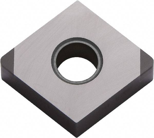 Kyocera - CNGA432 F Grade KBN570 CBN Turning Insert - Uncoated, 80° Diamond, 1/2" Inscr Circle, 3/16" Thick, 1/32" Corner Radius - All Tool & Supply