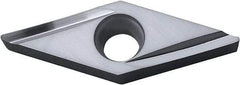 Kyocera - VBGT220.2 Y Grade PR1225 Carbide Turning Insert - Megacoat Finish, 35° Diamond, 1/4" Inscr Circle, 1/8" Thick, 0.004" Corner Radius - All Tool & Supply