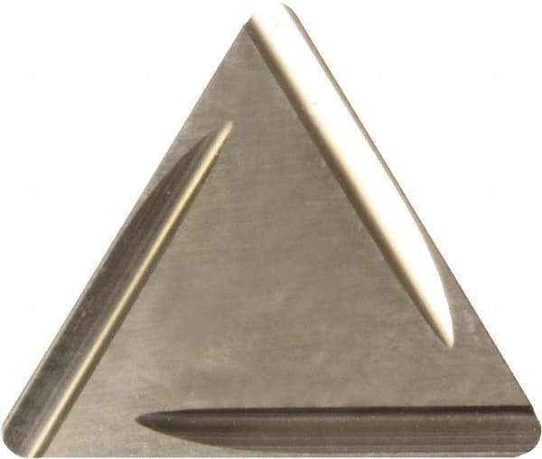 Kyocera - TPGR322 B Grade KW10 Carbide Turning Insert - Uncoated, 60° Triangle, 3/8" Inscr Circle, 1/8" Thick, 1/32" Corner Radius - All Tool & Supply