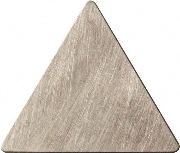 Kyocera - TPG1.81.51 Grade KW10 Carbide Turning Insert - Uncoated, 60° Triangle, 7/32" Inscr Circle, 3/32" Thick, 1/64" Corner Radius - All Tool & Supply