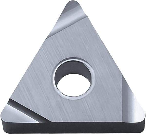 Kyocera - TNGG3302 S Grade TN620 Cermet Turning Insert - Uncoated, 60° Triangle, 3/8" Inscr Circle, 3/16" Thick, 0.004" Corner Radius - All Tool & Supply