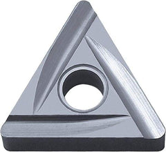 Kyocera - TNGG331 C Grade PV720 Cermet Turning Insert - TiCN (Megacoat Nano) Finish, 60° Triangle, 3/8" Inscr Circle, 3/16" Thick, 1/64" Corner Radius - All Tool & Supply