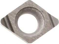 Kyocera - JCGT110905 F Grade KW10 Carbide Turning Insert - Uncoated, 70° Diamond, 3.5052mm Inscr Circle, 1.397mm Thick, 0.2032mm Corner Radius - All Tool & Supply