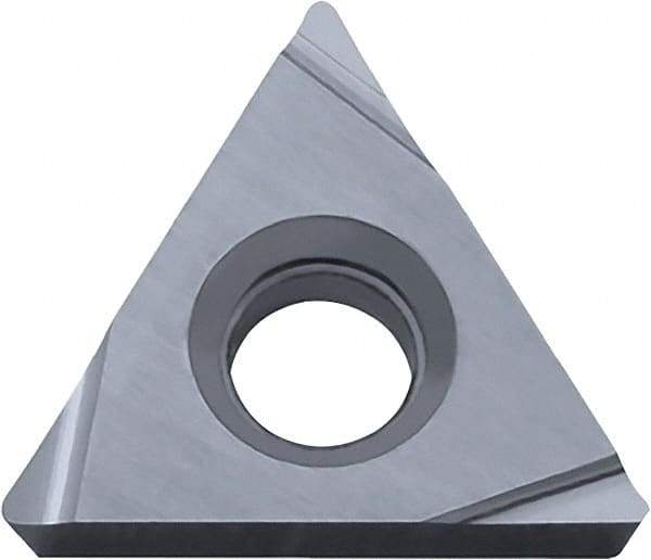 Kyocera - TPGH220.5 Grade PV720 Cermet Turning Insert - TiCN (Megacoat Nano) Finish, 60° Triangle, 1/4" Inscr Circle, 1/8" Thick, 0.008" Corner Radius - All Tool & Supply