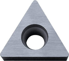 Kyocera - TCGW220.5 Grade KW10 Carbide Turning Insert - Uncoated, 60° Triangle, 1/4" Inscr Circle, 1/8" Thick, 0.008" Corner Radius - All Tool & Supply