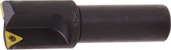 Kyocera - 0.422 Inch Diameter, Interchangeable Pilot, Weldon Flat 3/4 Inch Shank Diameter, 1 Insert, Indexable Counterbore - 2.9 Inch Overall Length, TCMT 18151 Insert - All Tool & Supply