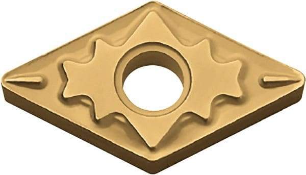 Kyocera - DNMG432 HQ Grade CA510 Carbide Turning Insert - TiCN/Al2O3/TiN Finish, 55° Diamond, 1/2" Inscr Circle, 3/16" Thick, 1/32" Corner Radius - All Tool & Supply