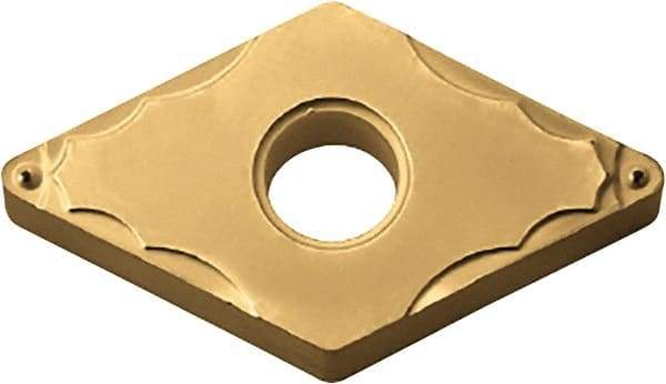 Kyocera - DNMG331 GP Grade CA515 Carbide Turning Insert - TiCN/Al2O3/TiN Finish, 55° Diamond, 3/8" Inscr Circle, 3/16" Thick, 1/64" Corner Radius - All Tool & Supply