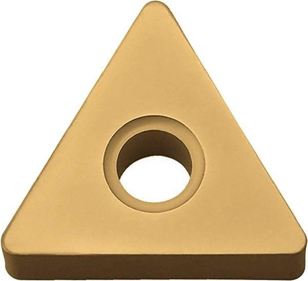 Kyocera - TNMA332 Grade CA4515 Carbide Turning Insert - TiCN/Al2O3 Finish, 60° Triangle, 3/8" Inscr Circle, 3/16" Thick, 1/32" Corner Radius - All Tool & Supply