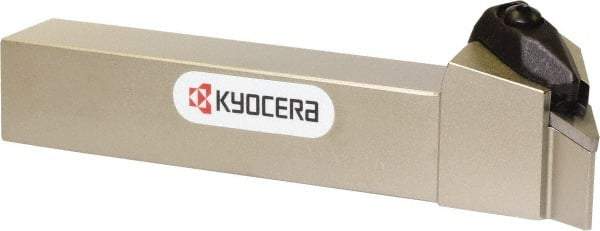 Kyocera - DVPN, Left Hand Cut, 117.50° Lead Angle, 20mm Shank Height x 20mm Shank Width, Negative Rake Indexable Turning Toolholder - 125mm OAL, VN.. 33 Insert Compatibility, Series DVPN - All Tool & Supply